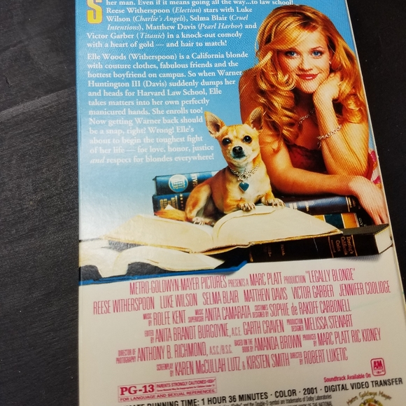 Legally Blonde VHS tape - Picture 5 of 6